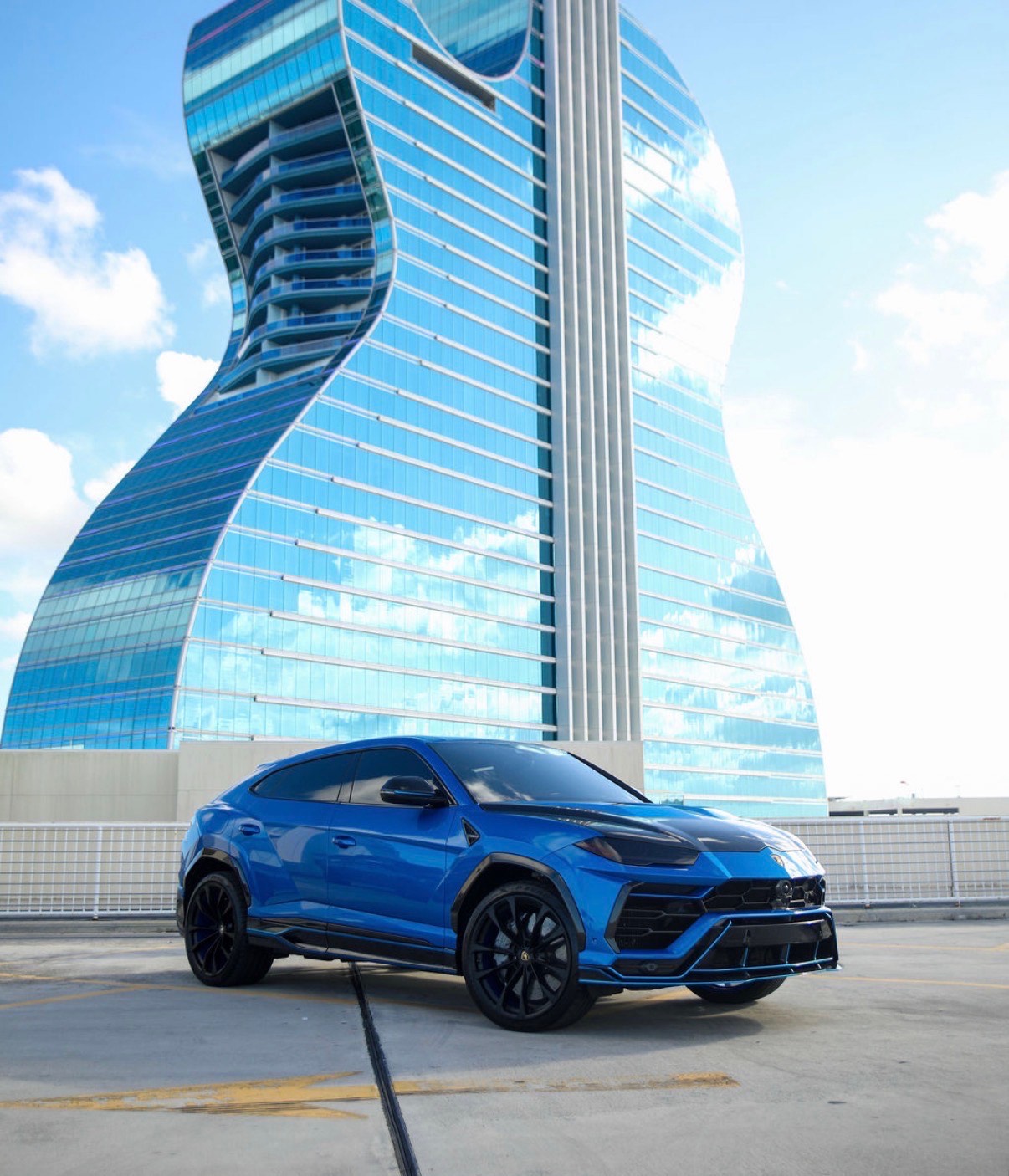 Blue Fully Carbon Forged Lamborghini Urus